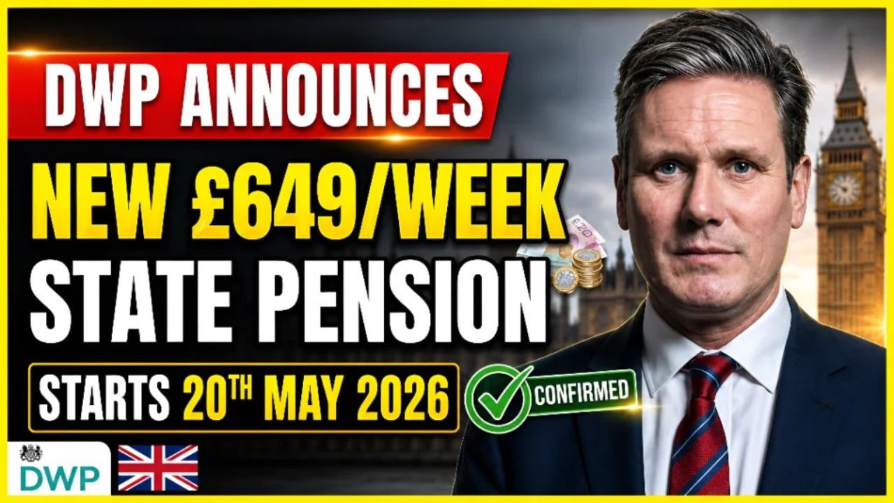 DWP Announces £649/Week State Pension Payments Starting 20 May 2026